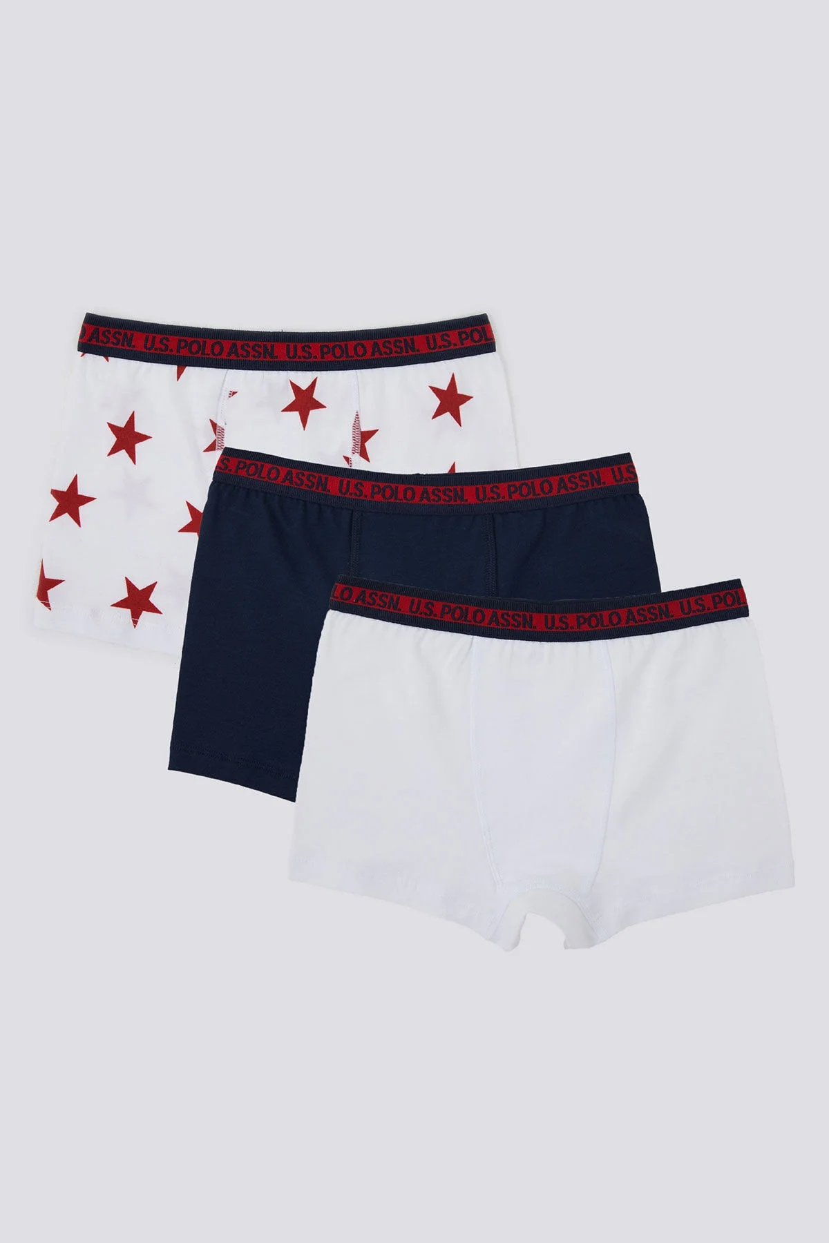 U.S. Polo Assn. Erkek Çocuk Beyaz Boxer