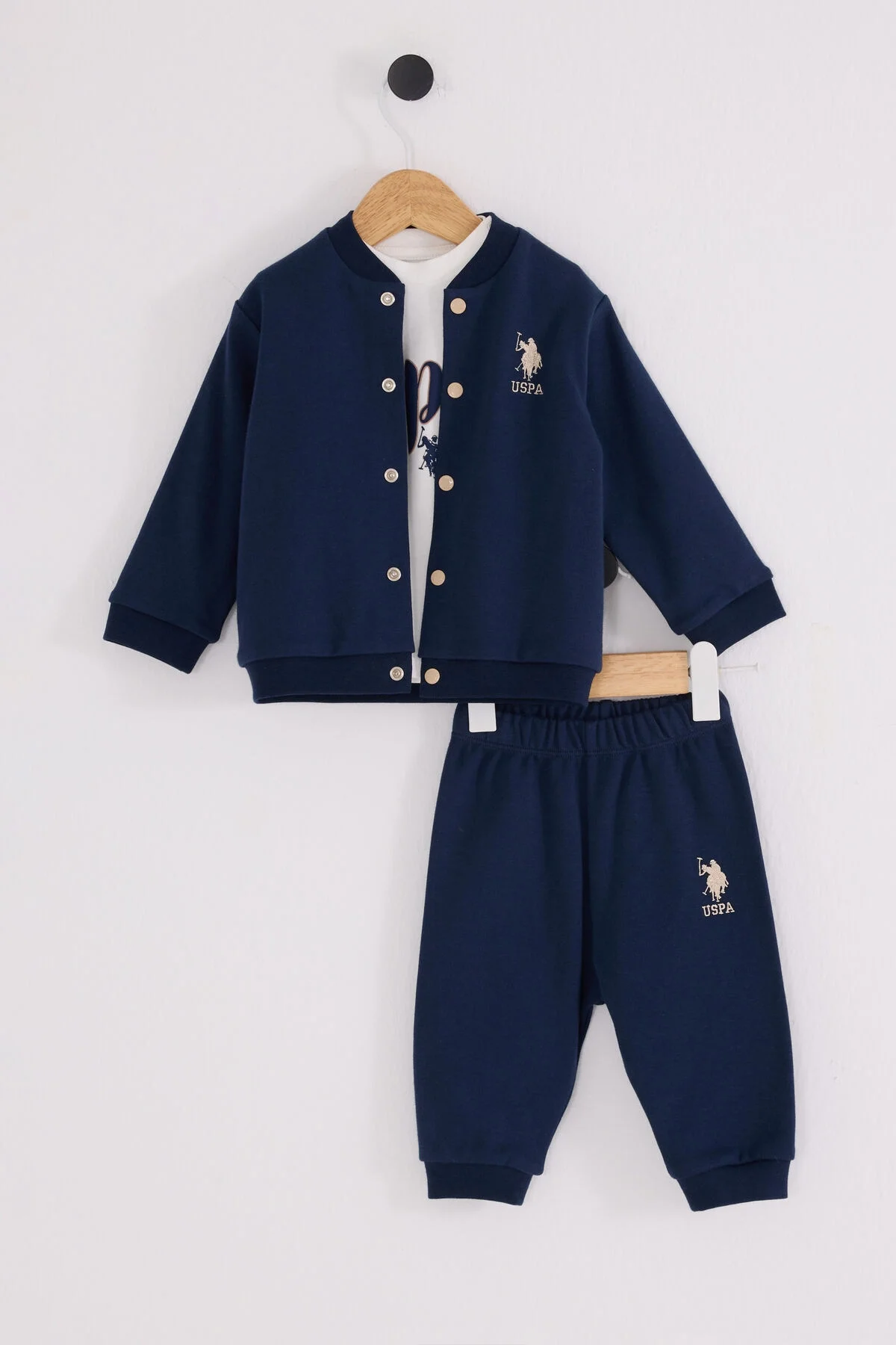 U.S. Polo Assn Erkek Bebek Lacivert Takım