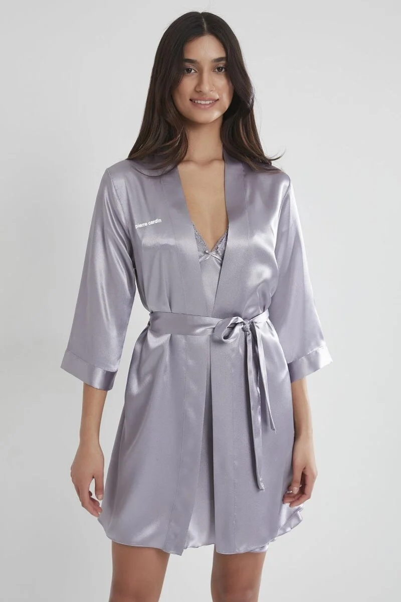 Saten Kadın Sabahlık  - 1010 Royal