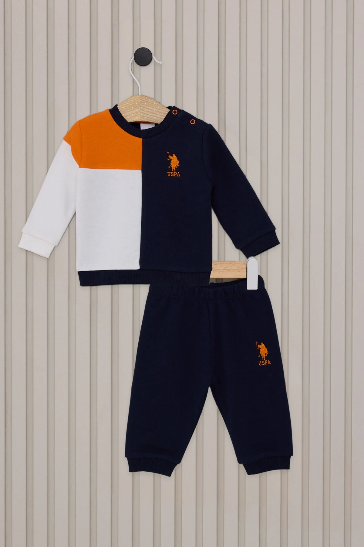 U.S. Polo Assn Erkek Bebek Sarı Takım