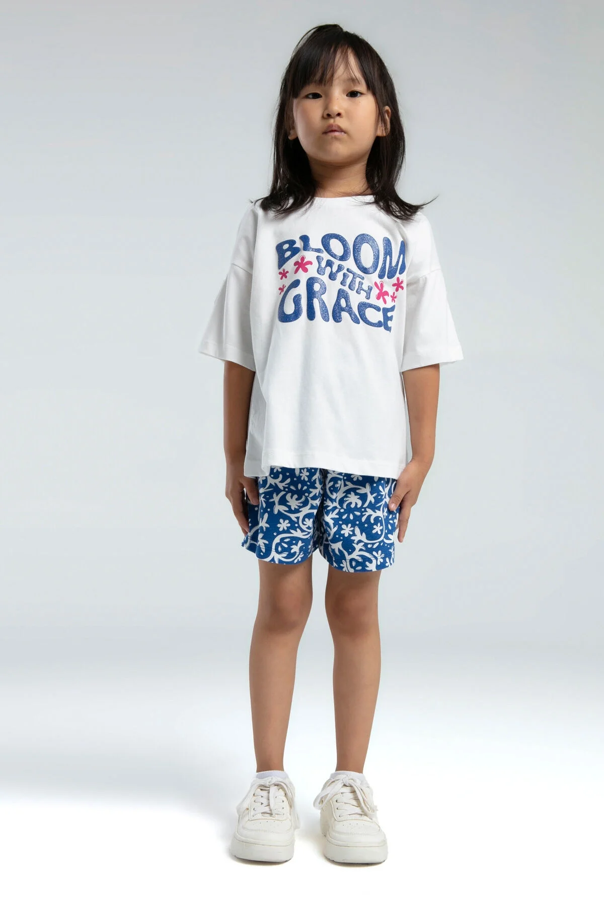 Rolypoly Kız Çocuk Beyaz Şort Takım