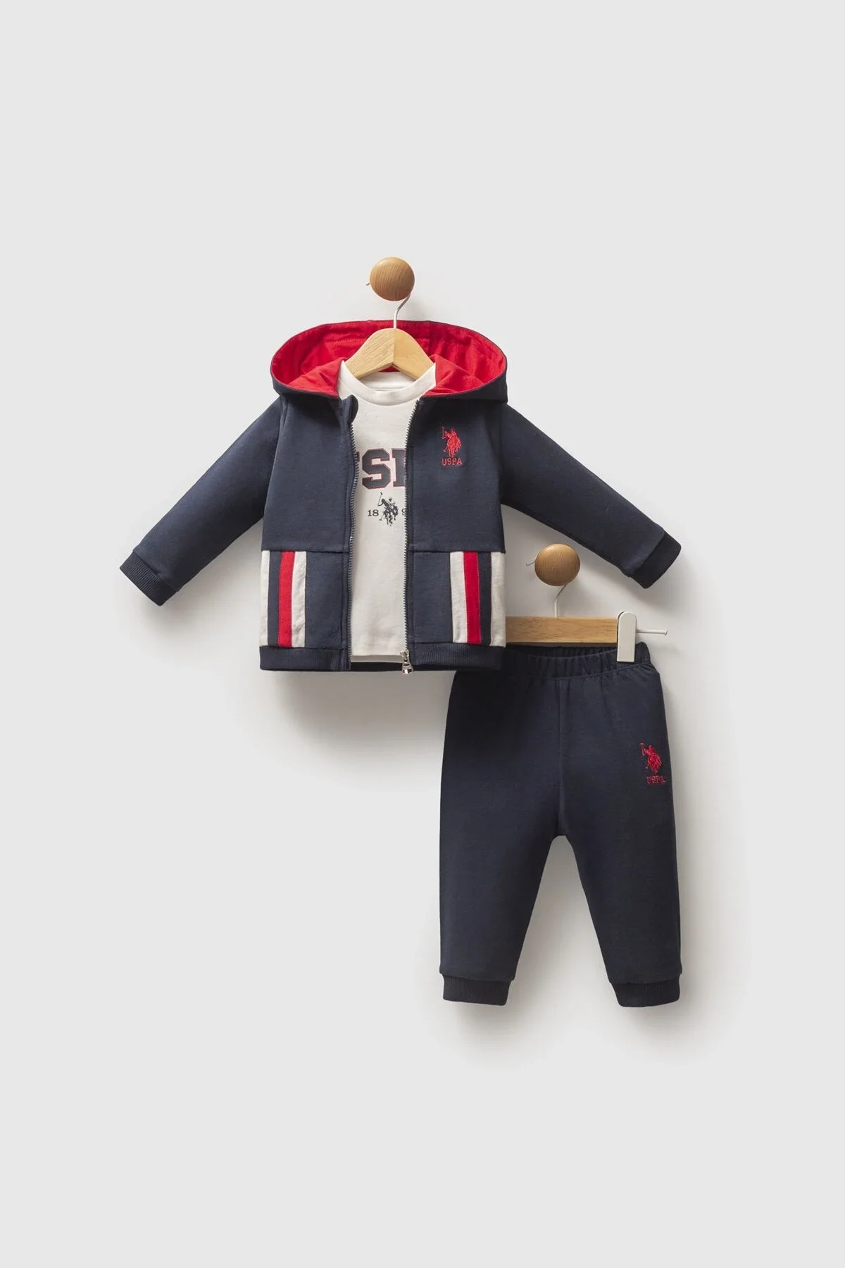 U.S. Polo Assn Erkek Bebek Lacivert Takım