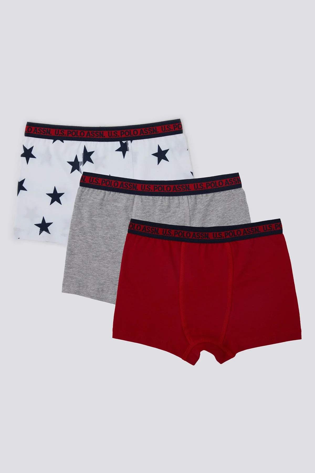 U.S. Polo Assn. Erkek Çocuk Beyaz Boxer