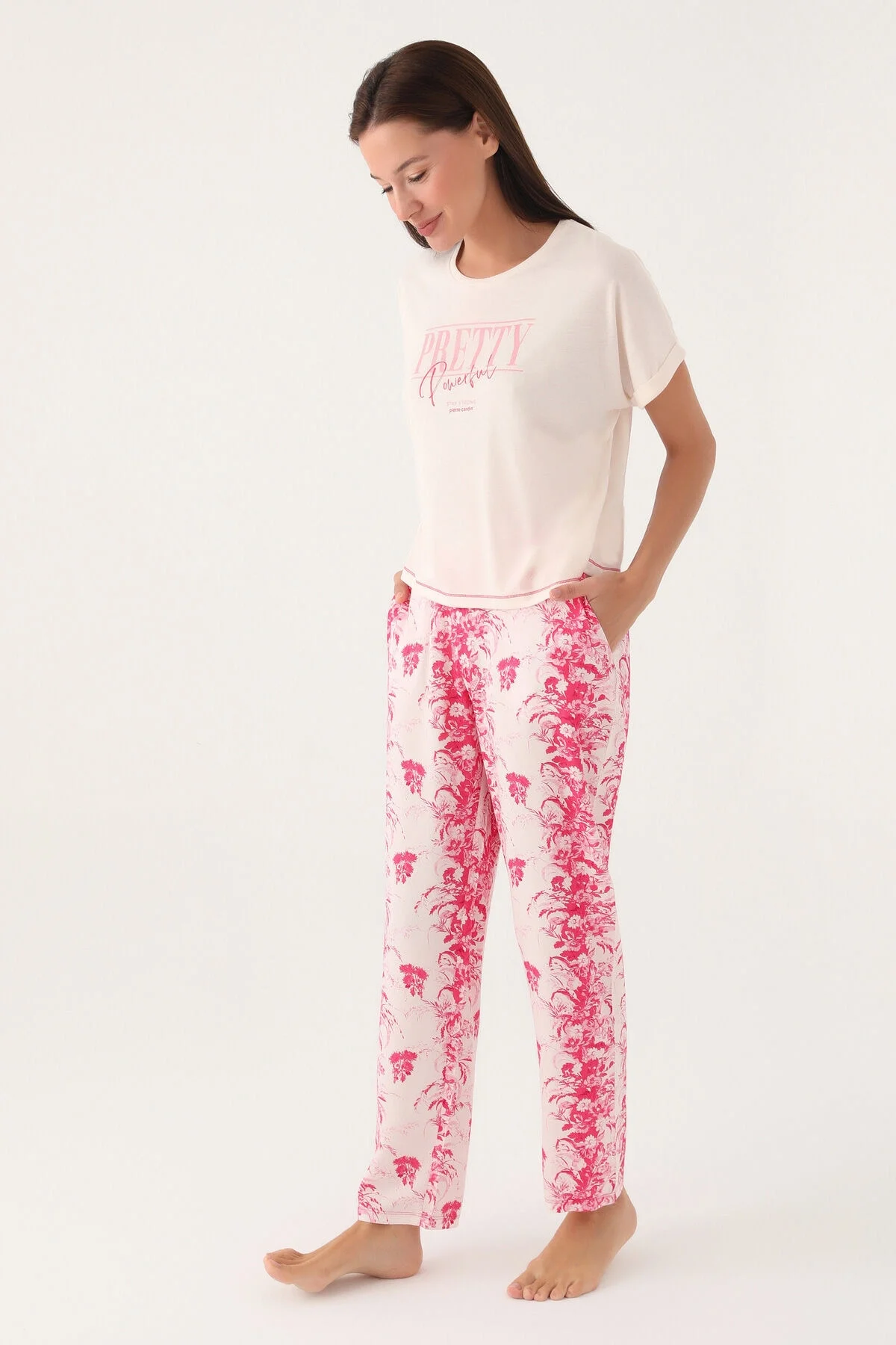 Pierre Cardin Kadın Pembe Pijama Takımı