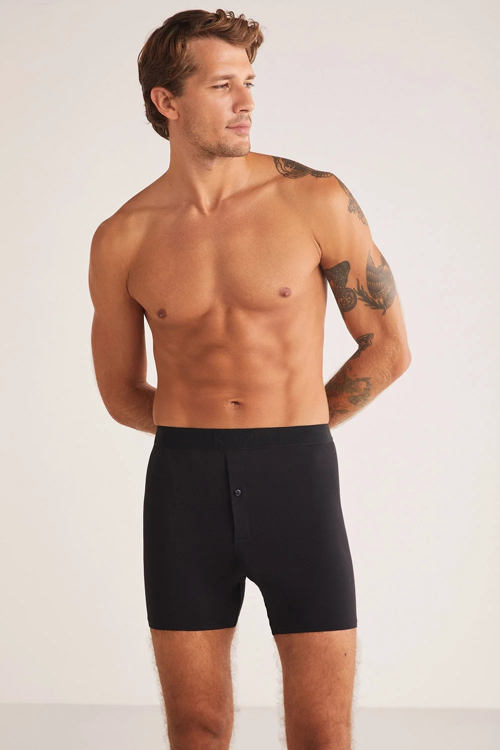 Legend Mikro Modal Düğmeli Uzun Boxer