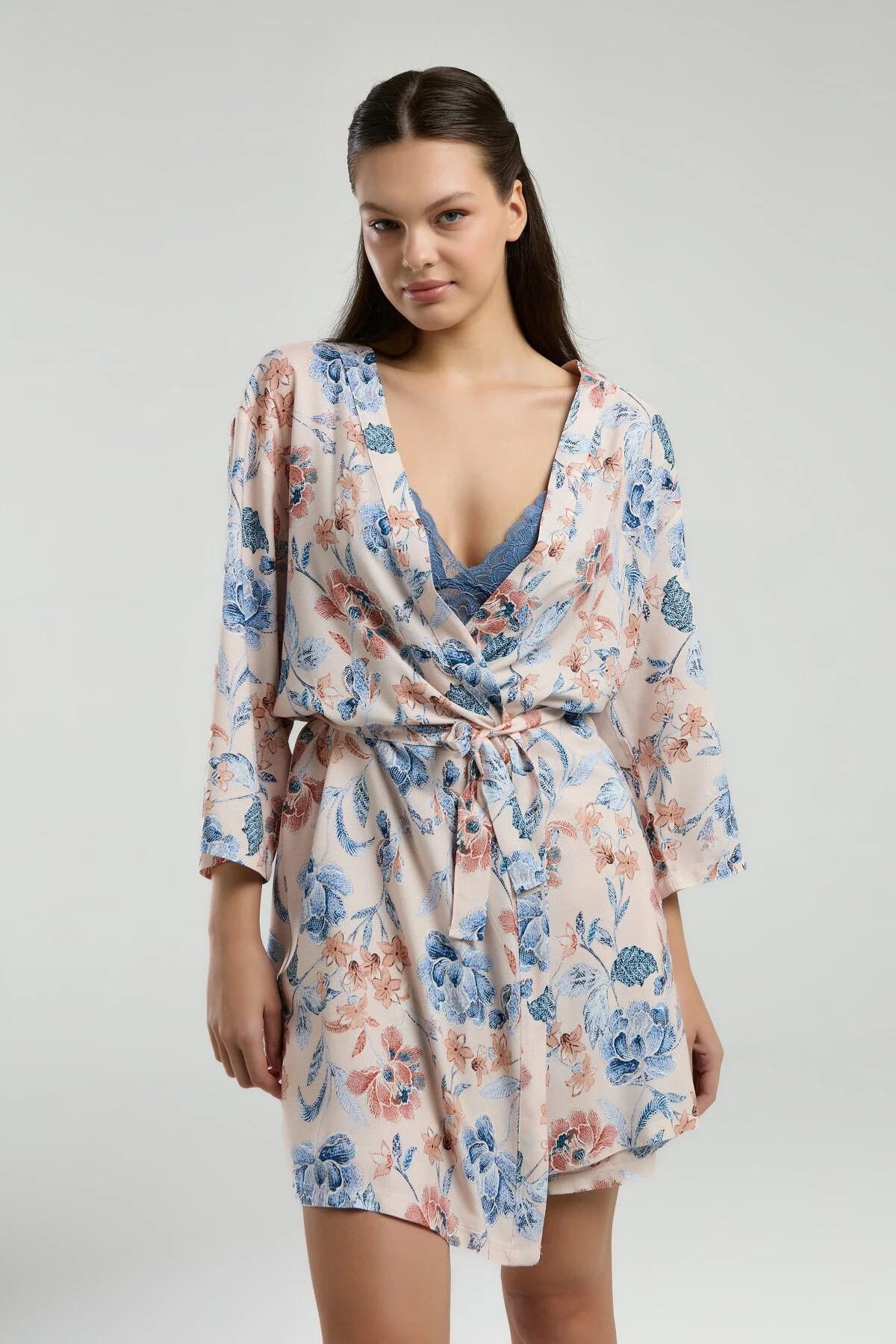 Arnetta Kadın Pembe Sabahlık Takım