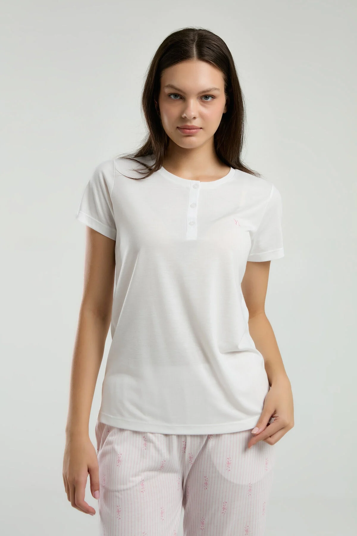 Arnetta Kadın Krem Pijama Takımı