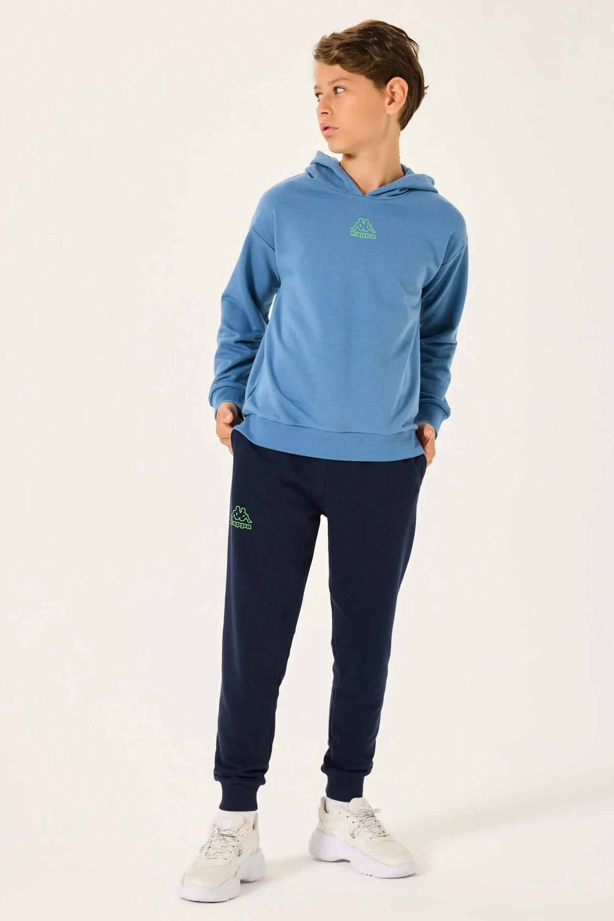 Kappa Erkek Çocuk Mavi Eşofman Takımı