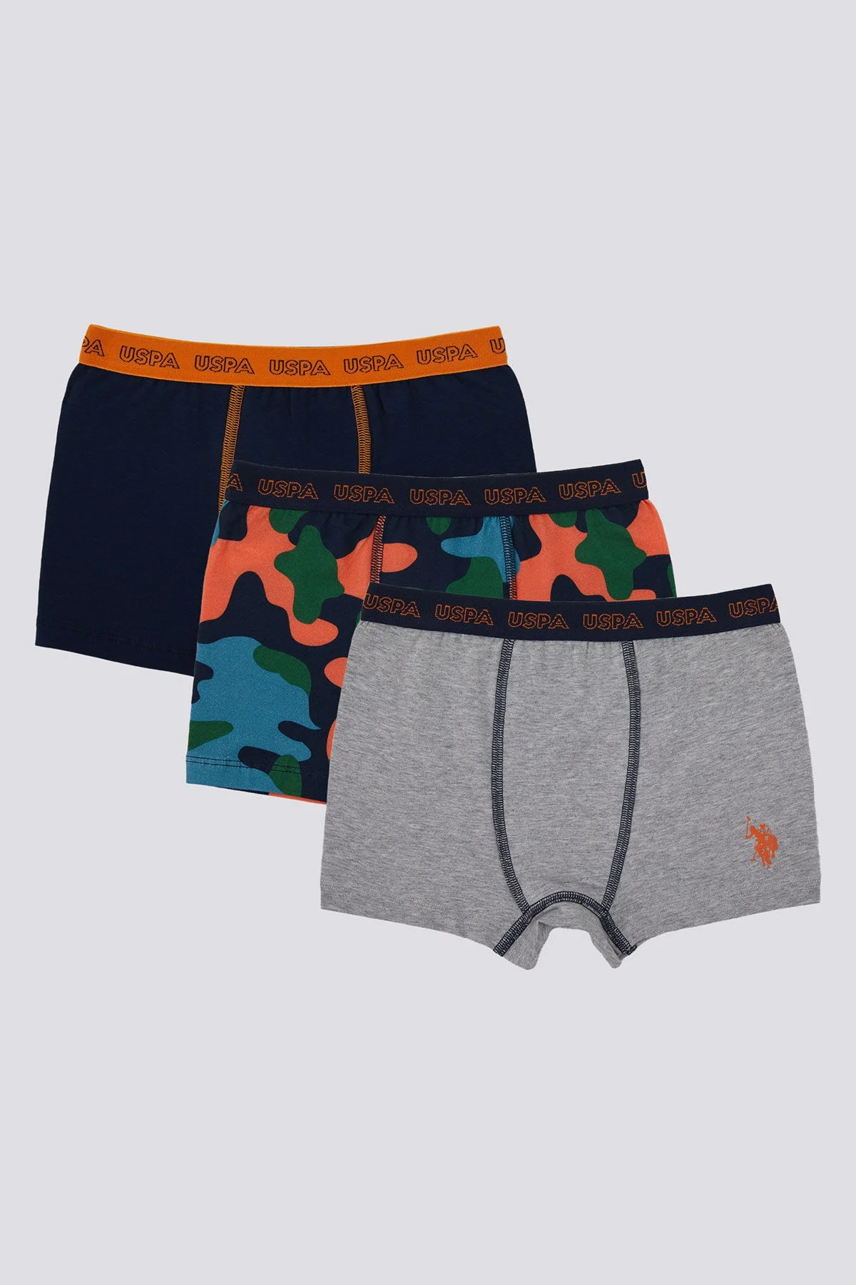 U.S. Polo Assn. Erkek Çocuk Lacivert Boxer