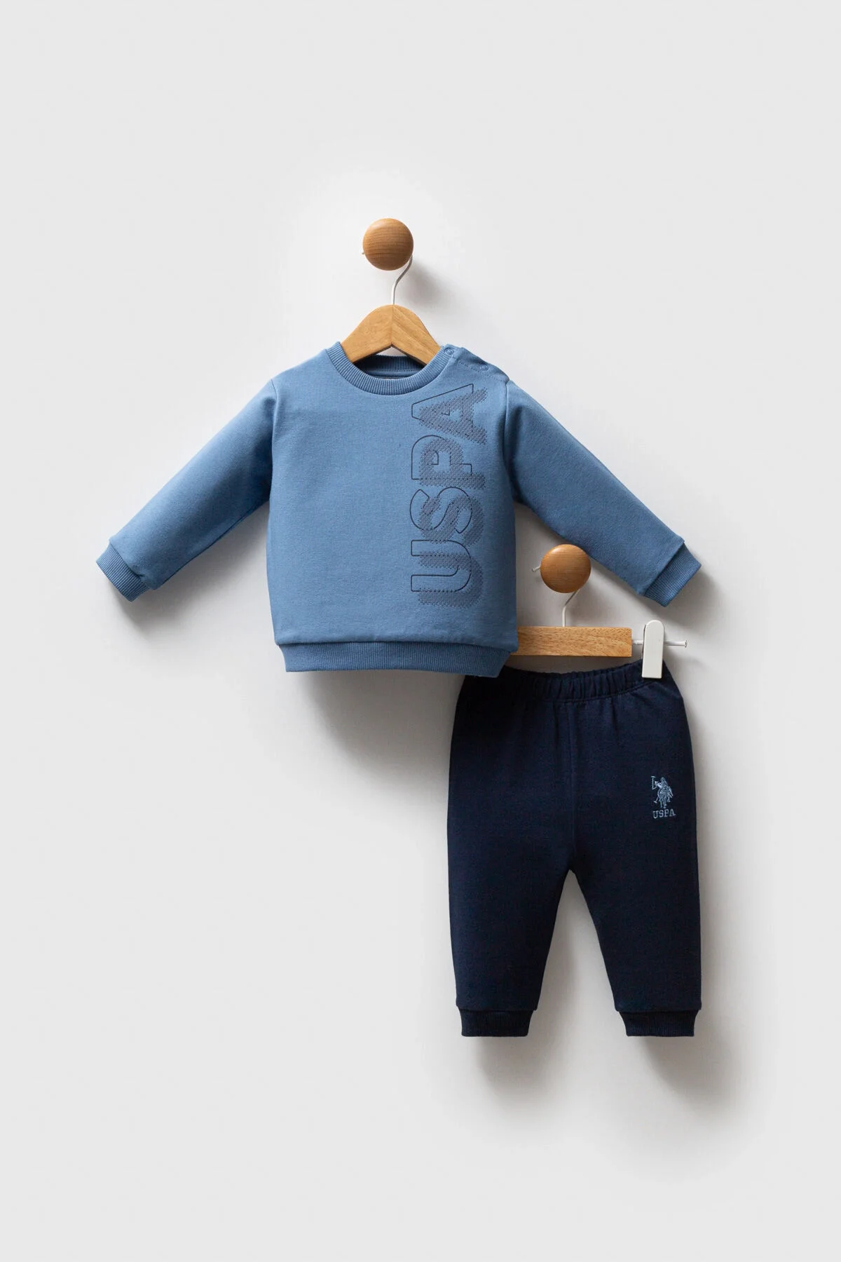 U.S. Polo Assn Erkek Bebek Mavi Takım