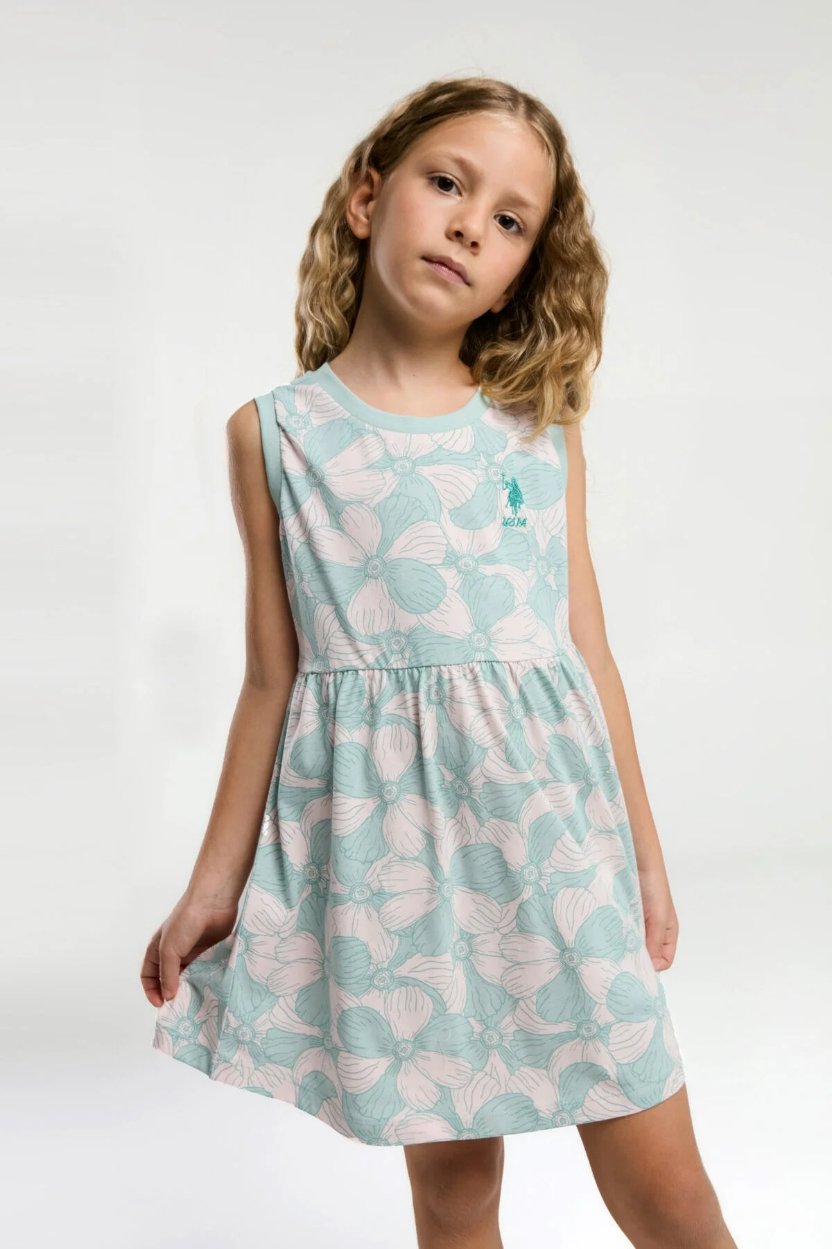 U.S. Polo Assn Kız Çocuk Pembe Elbise