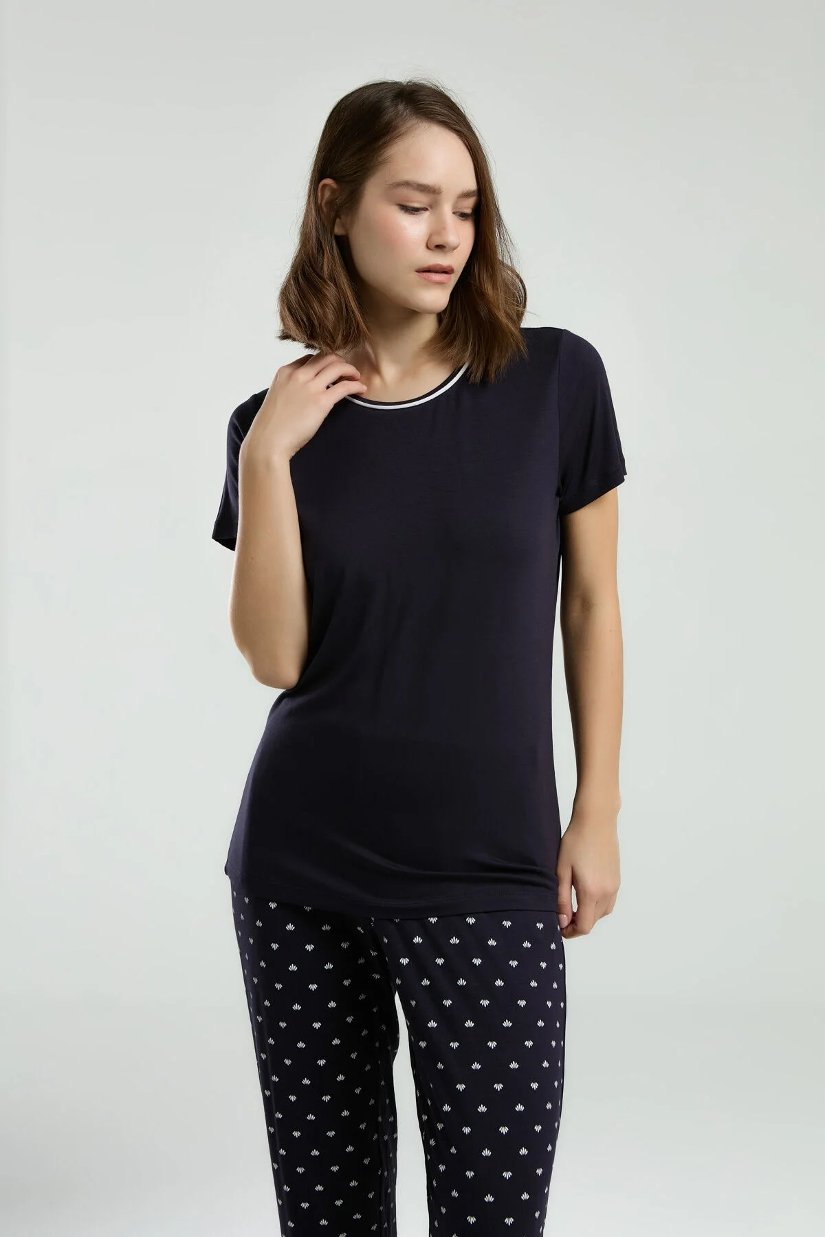 Arnetta Kadın Lacivert Pijama Takımı