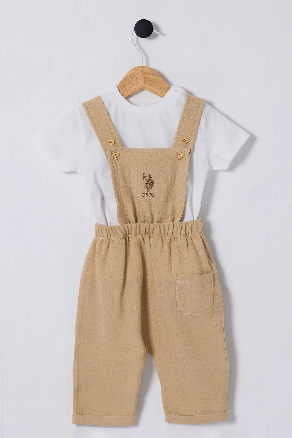 U.S. Polo Assn Erkek Bebek Krem Takım