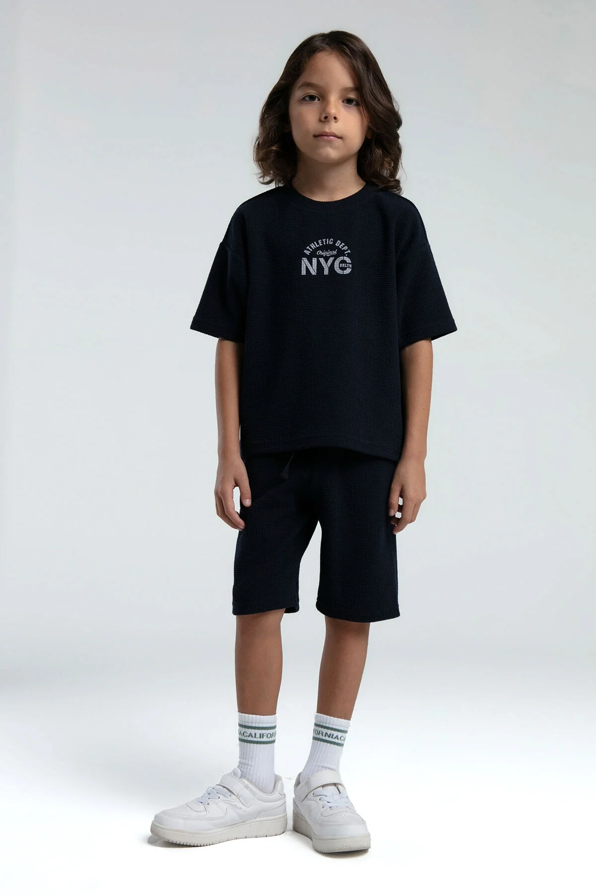 Rolypoly Erkek Çocuk Lacivert Bermuda Takım