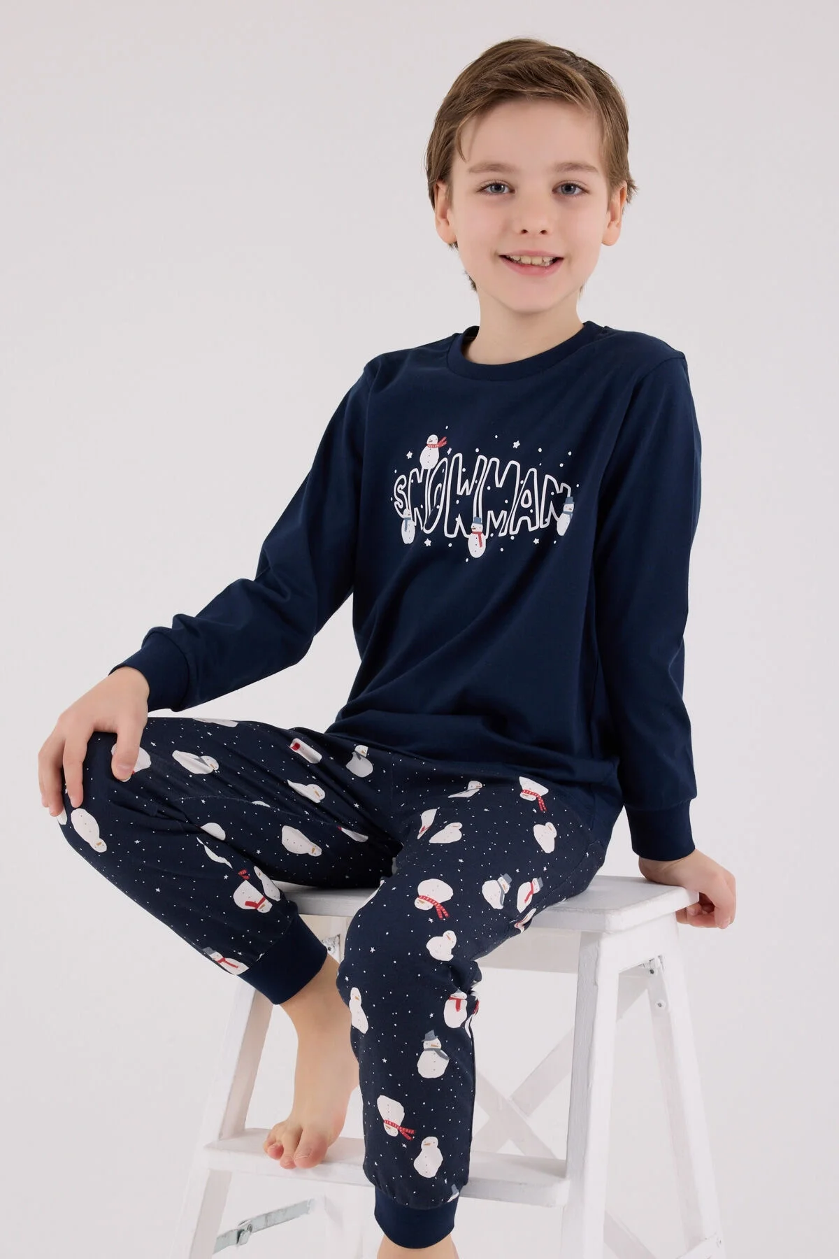 Rolypoly Erkek Çocuk Lacivert Pijama Takımı