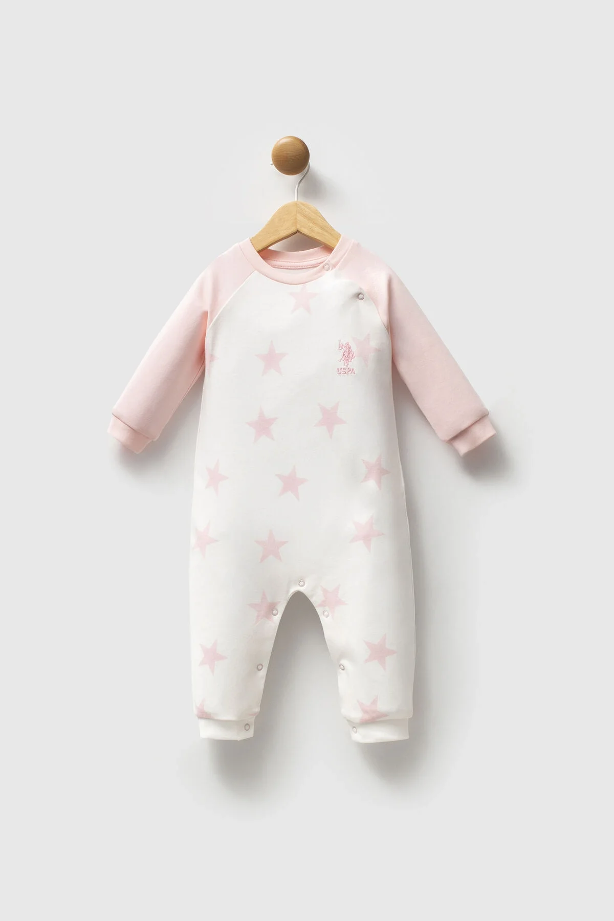 U.S. Polo Assn Kız Bebek Beyaz Tulum