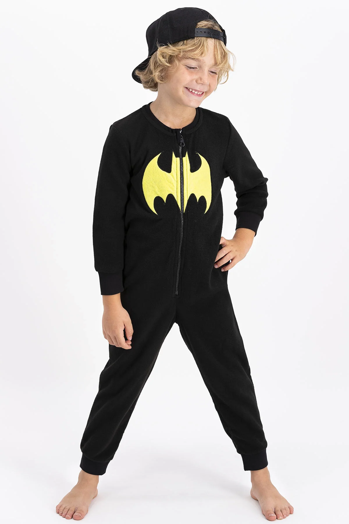 Batman Erkek Çocuk Siyah Tulum
