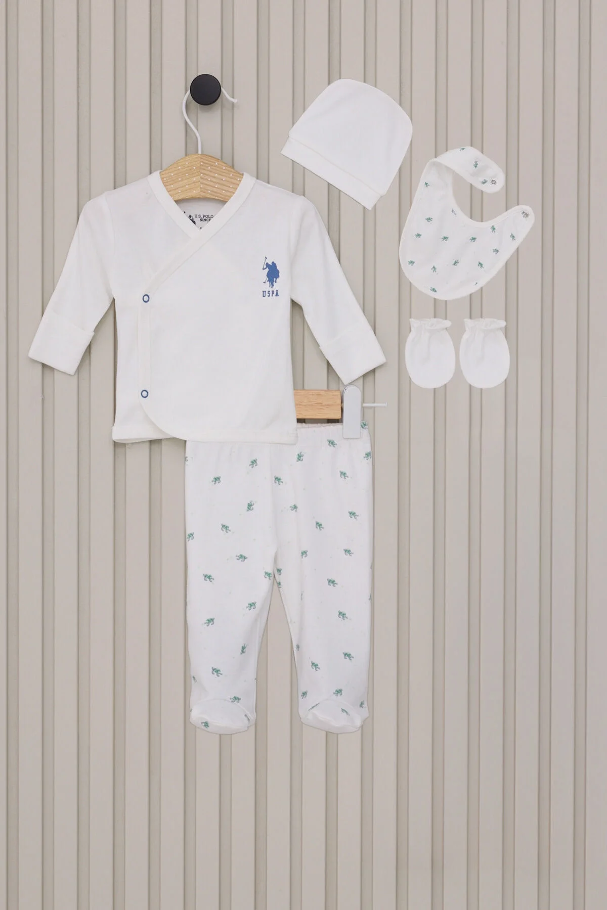 U.S. Polo Assn Erkek Bebek Beyaz Hastane Çıkışı