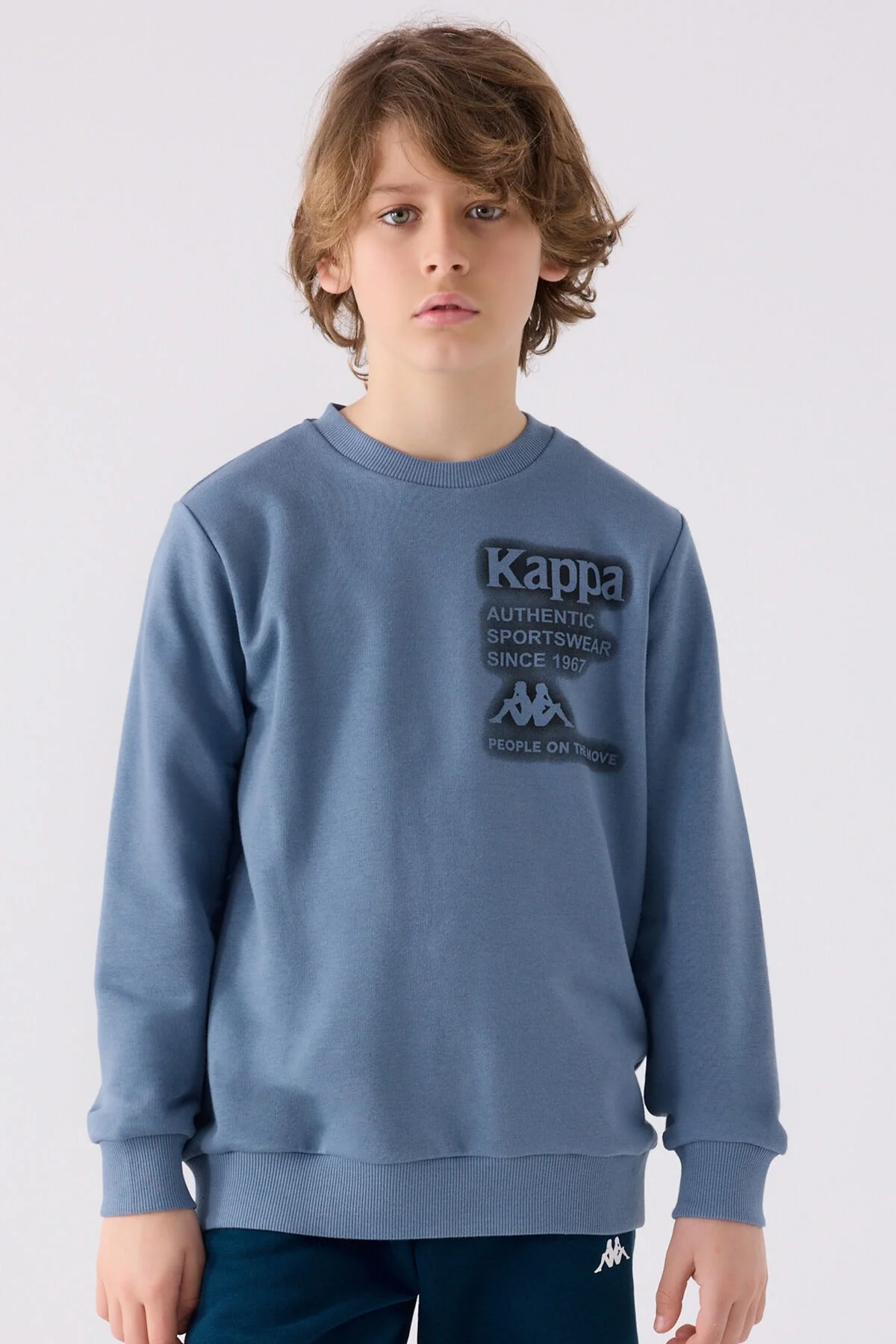 Kappa Erkek Çocuk Mavi Sweatshirt