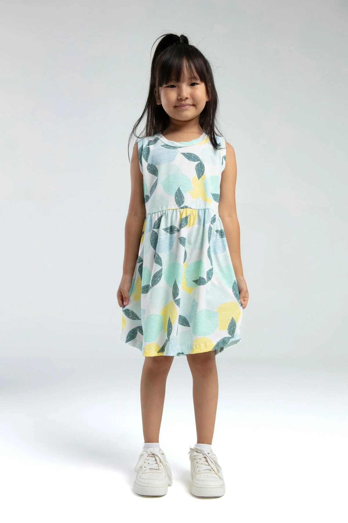 Rolypoly Kız Çocuk Yeşil Elbise