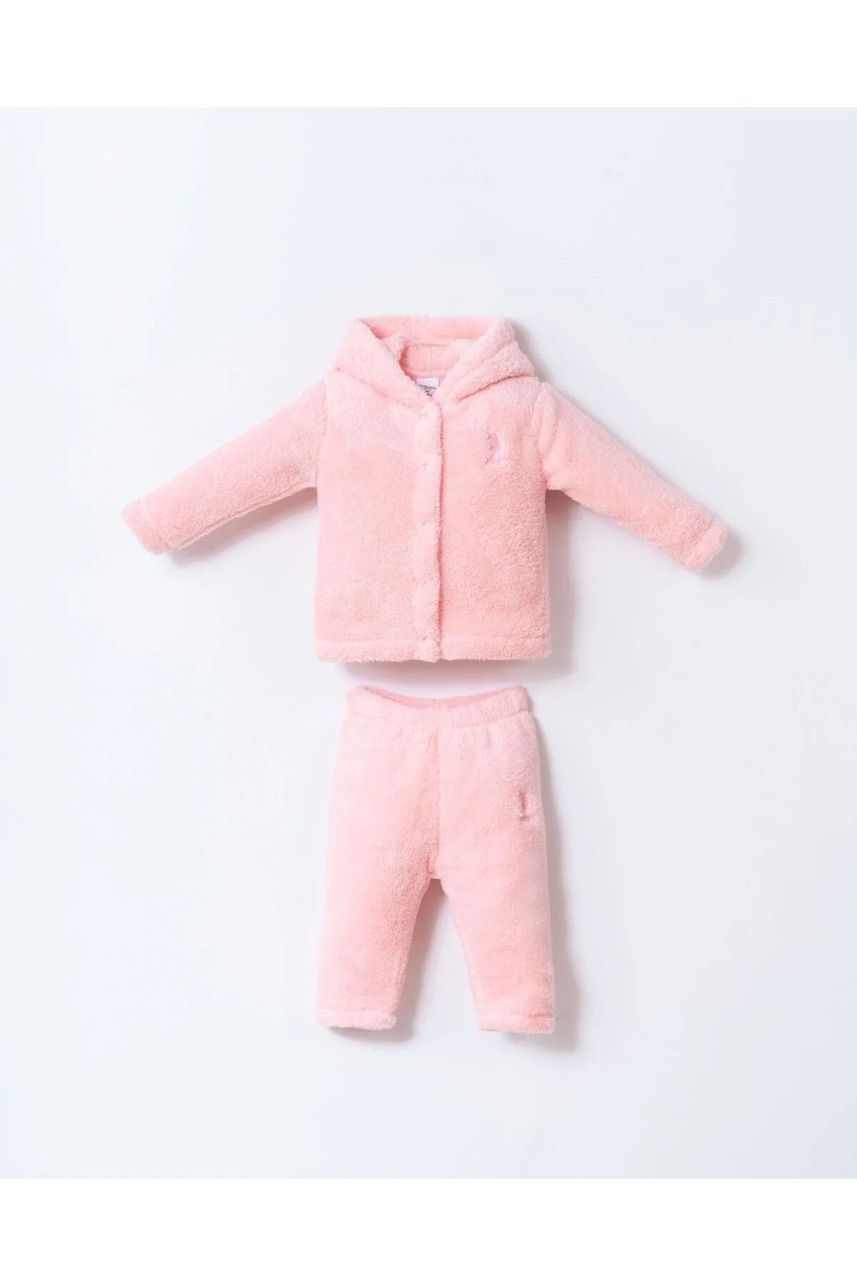 U.S. Polo Assn Kız Bebek Pembe Takım