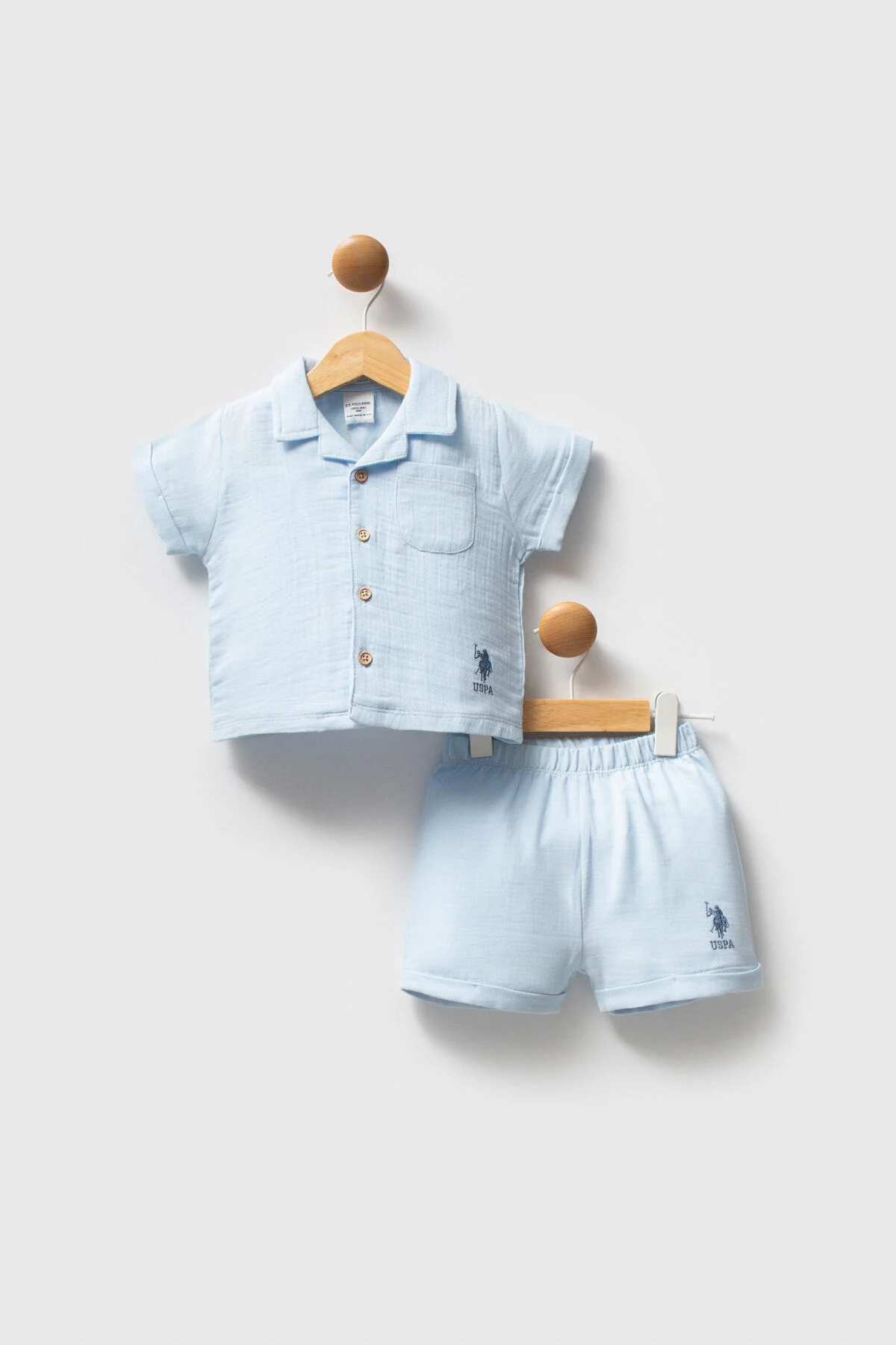 U.S. Polo Assn Erkek Bebek Mavi Takım