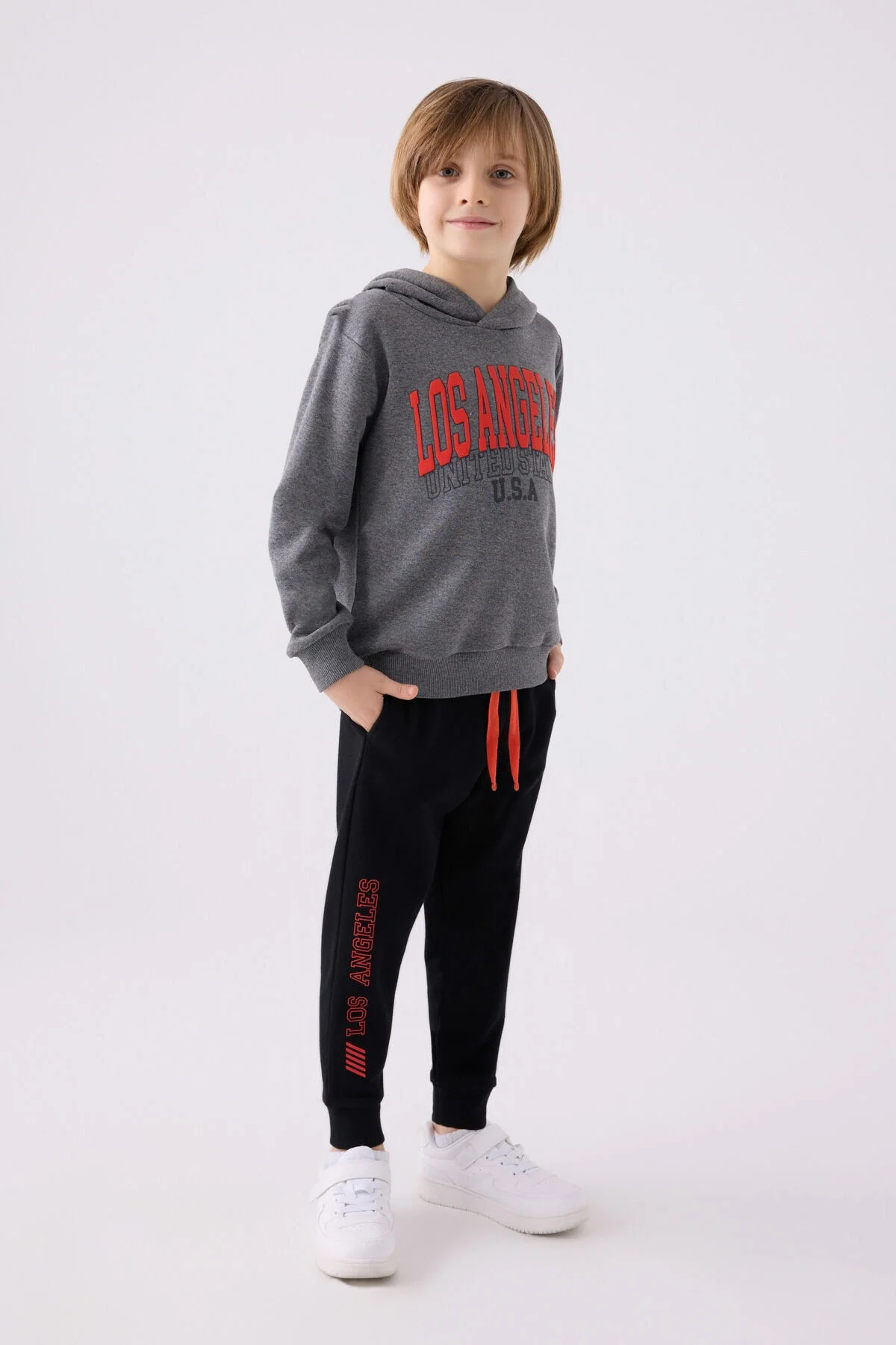 Rolypoly Erkek Çocuk Antrasit Eşofman Takımı