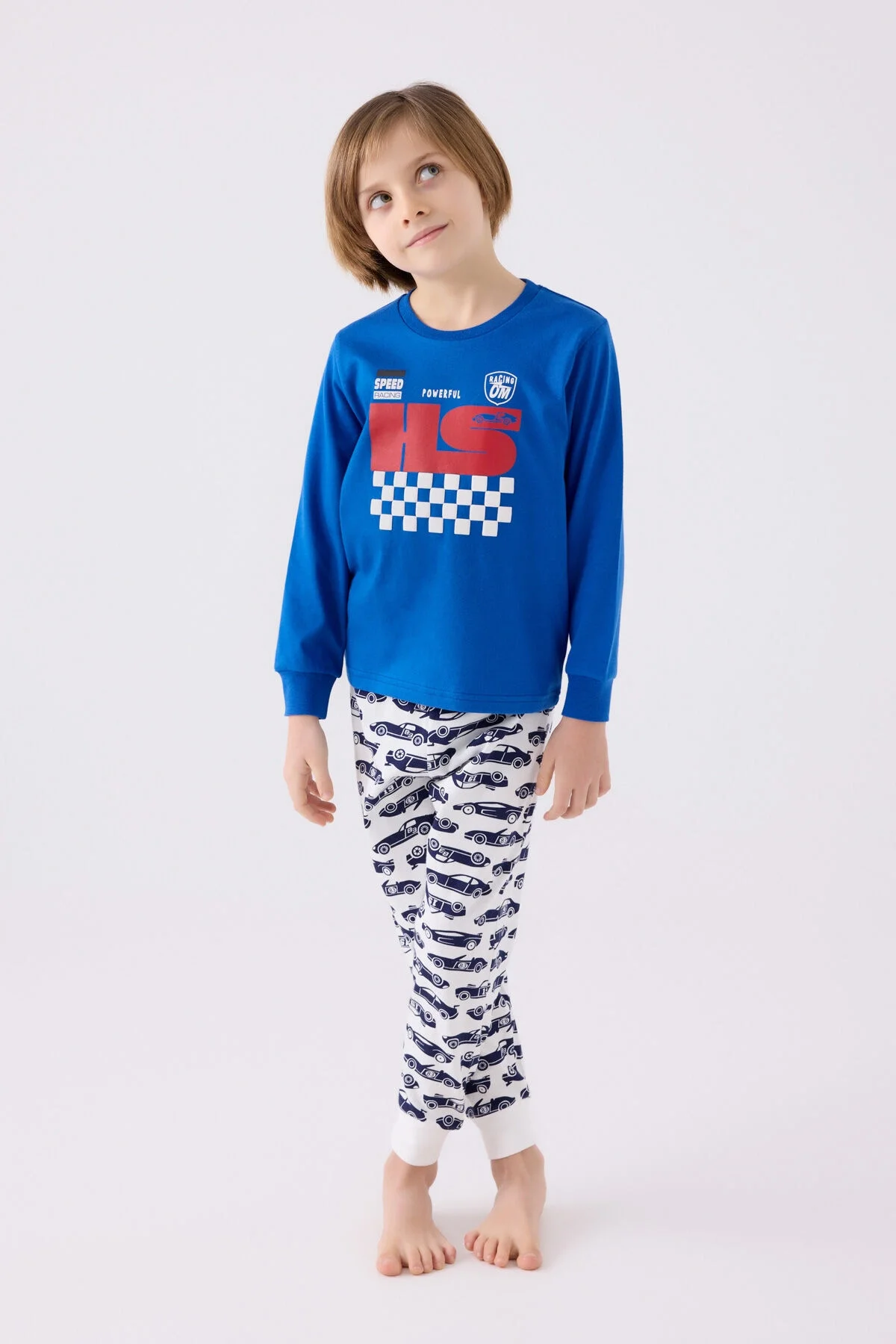 Rolypoly Erkek Çocuk Mavi Pijama Takımı