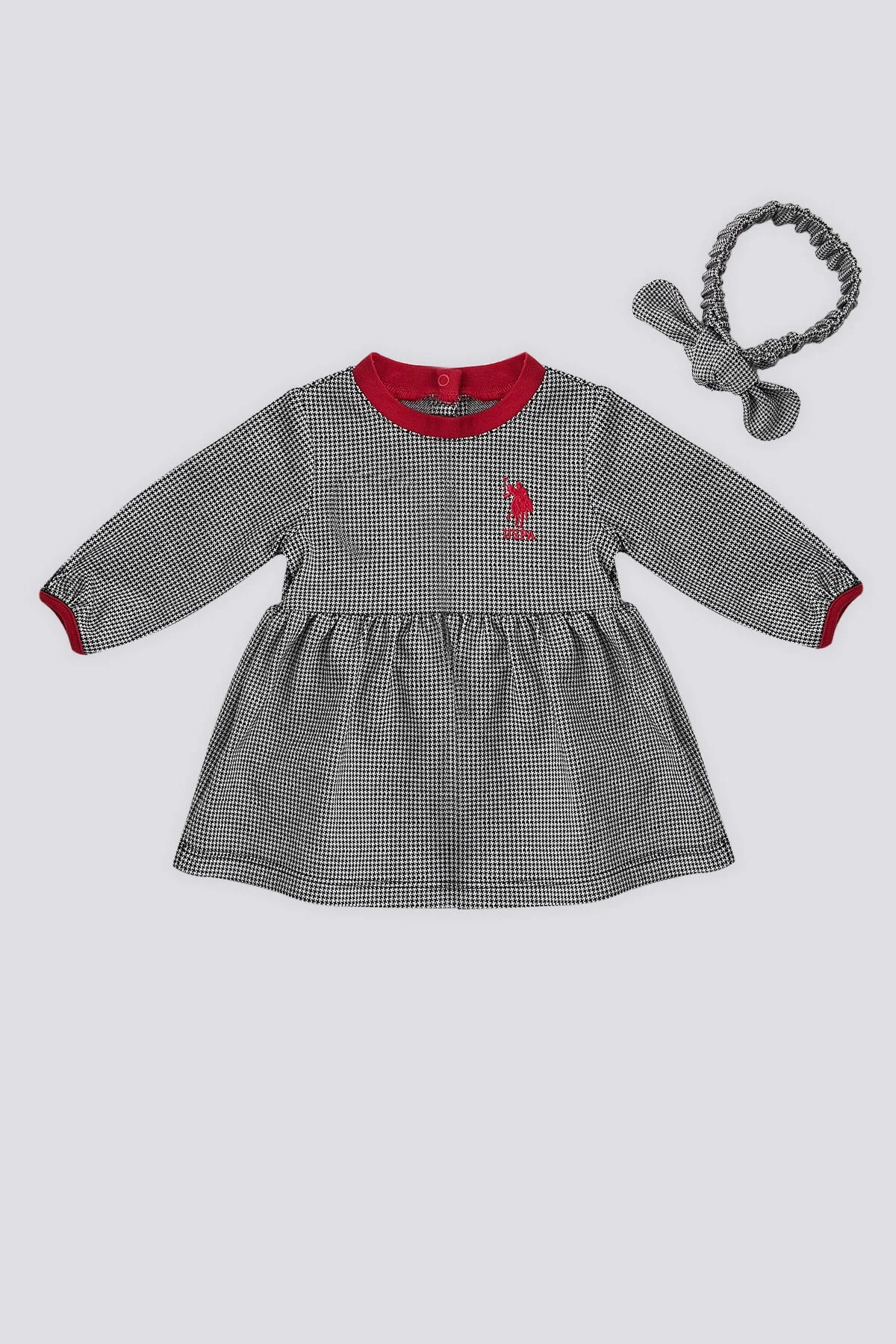 U.S. Polo Assn Kız Bebek Lacivert Elbise