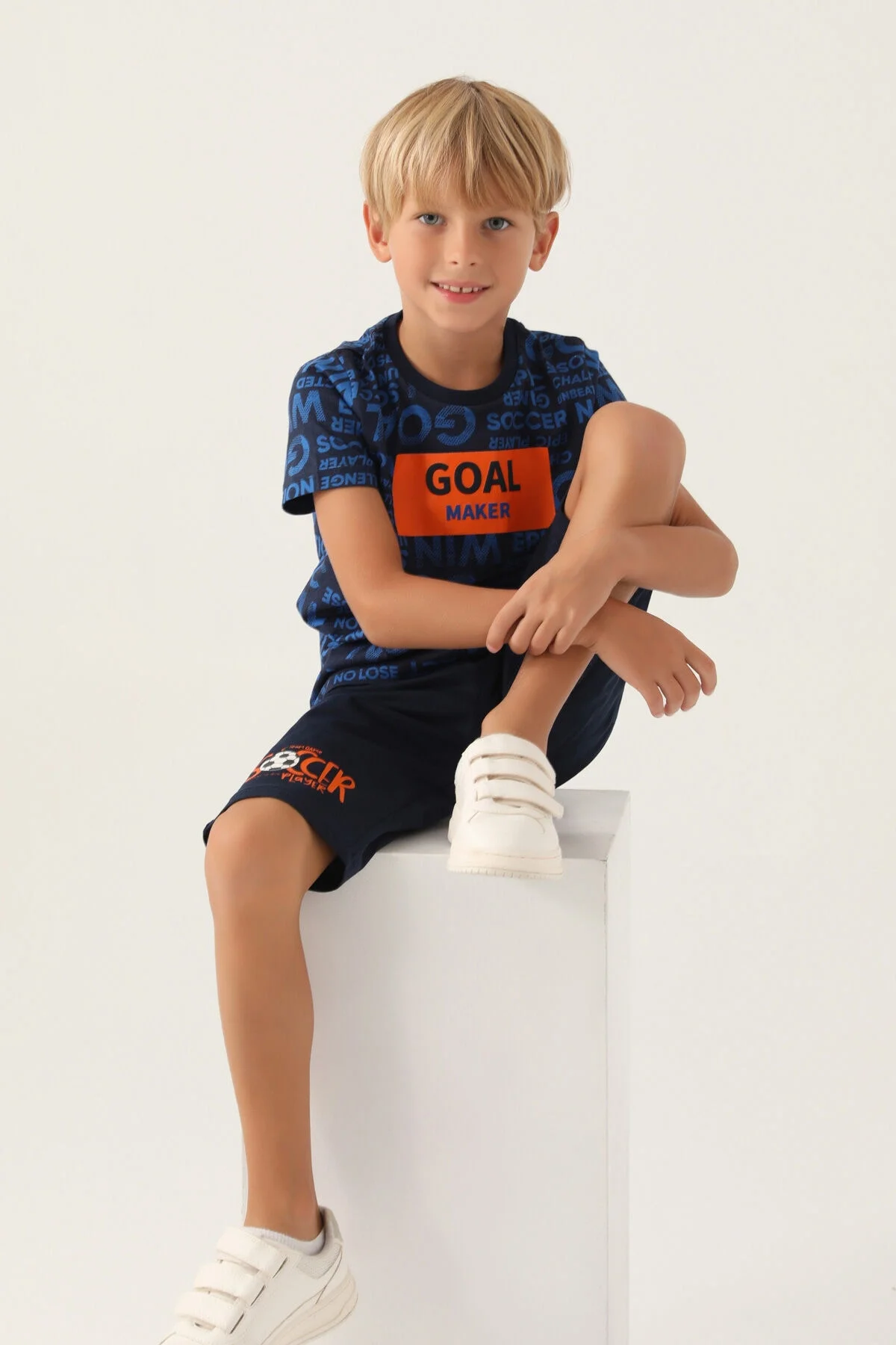 Rolypoly Erkek Çocuk Lacivert Kapri Takım