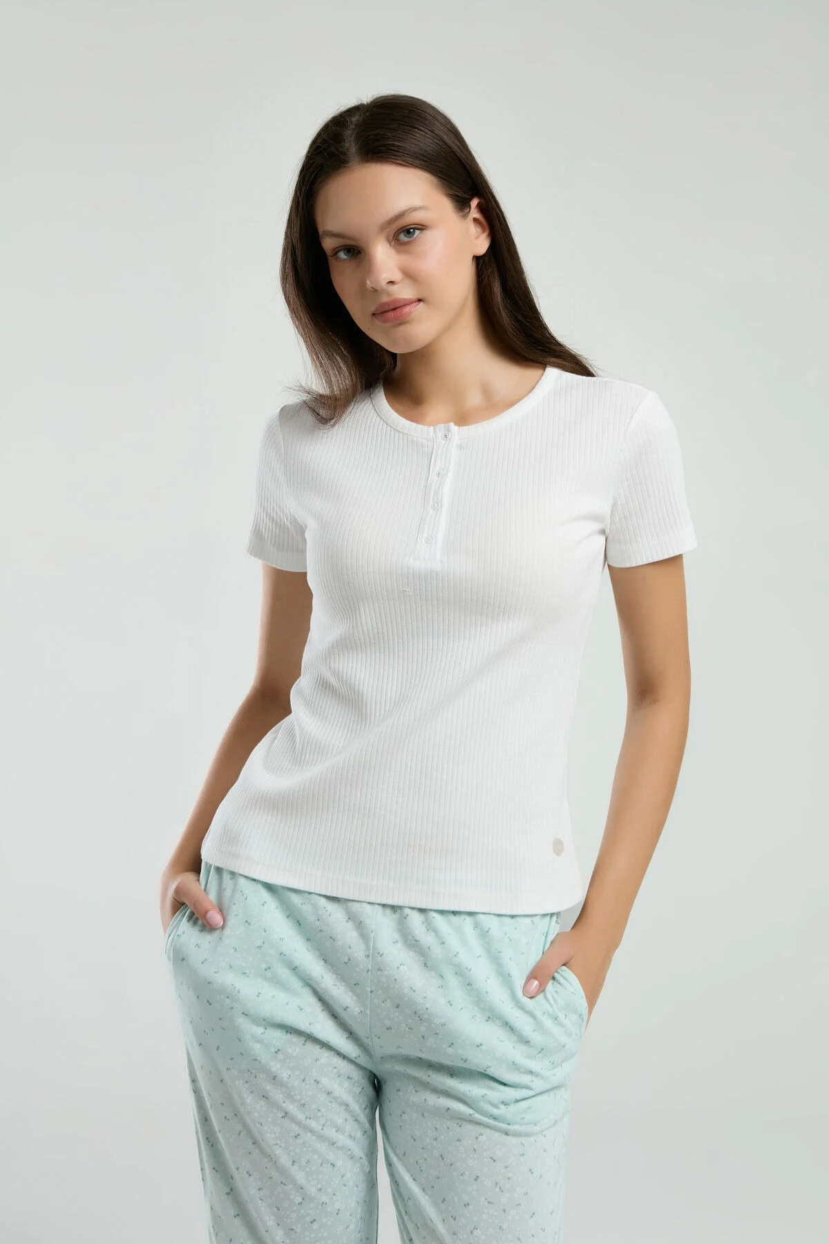 Pierre Cardin Kadın Krem Pijama Takımı