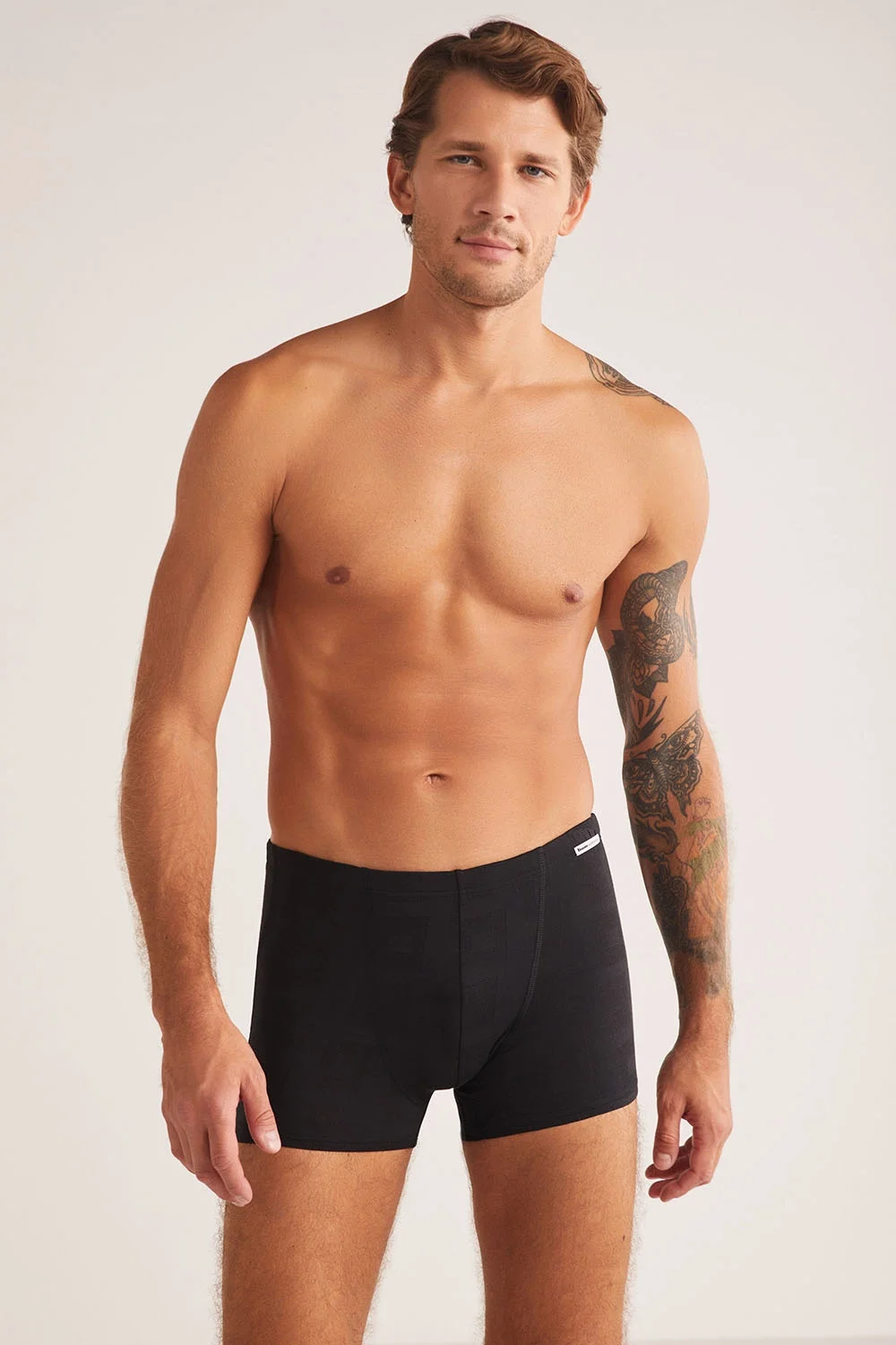 Andrea Modal Jakar Desenli Erkek Boxer