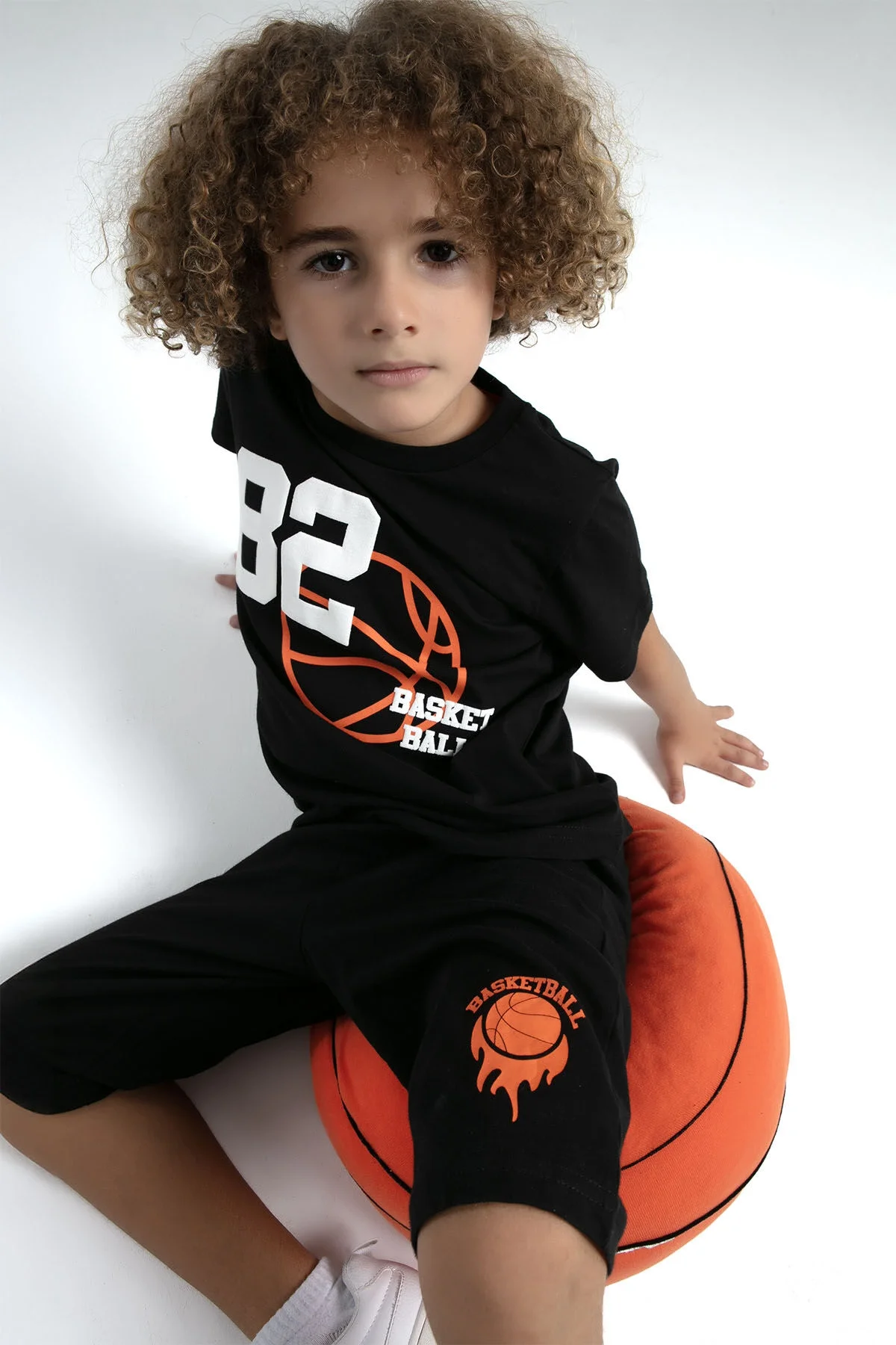 Rolypoly Erkek Çocuk Siyah Kapri Takım