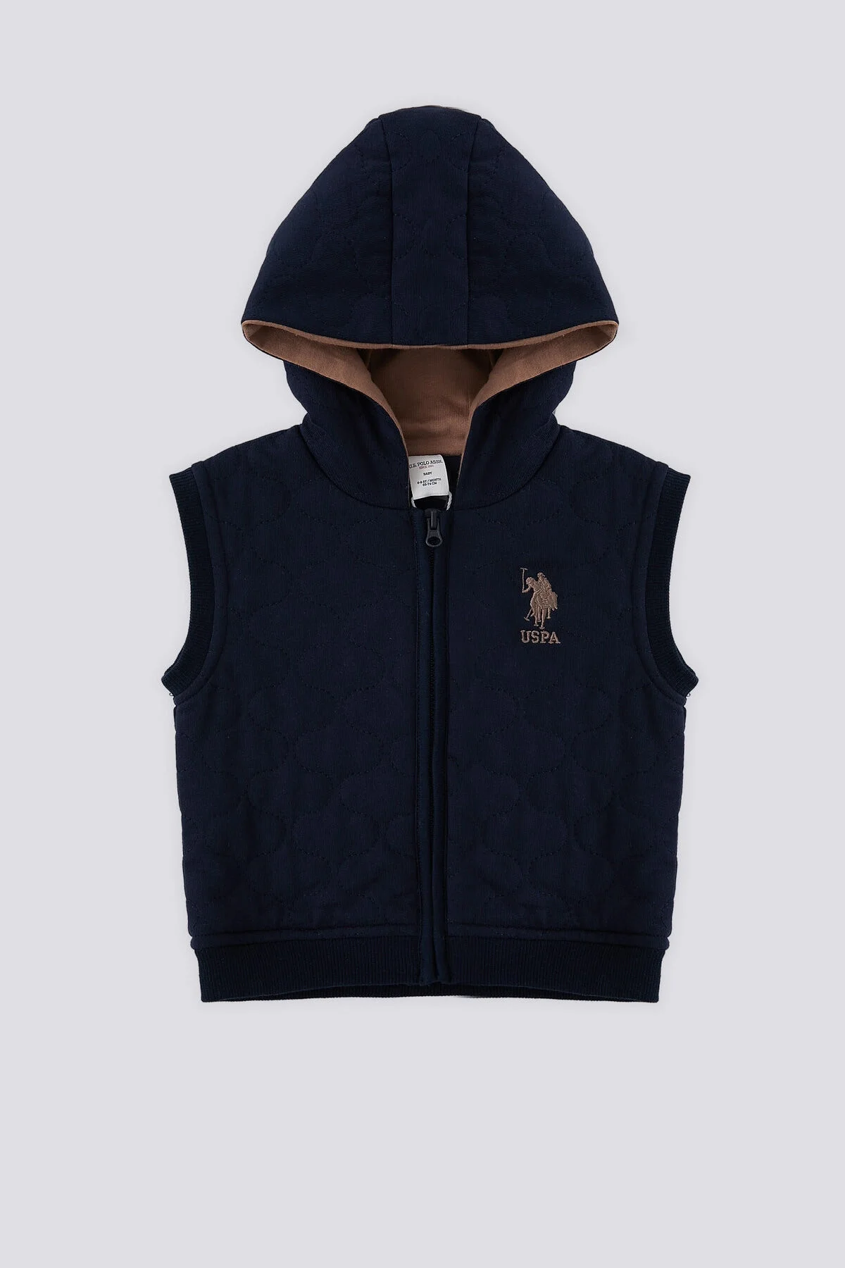 U.S. Polo Assn Kız Bebek Krem Yelek