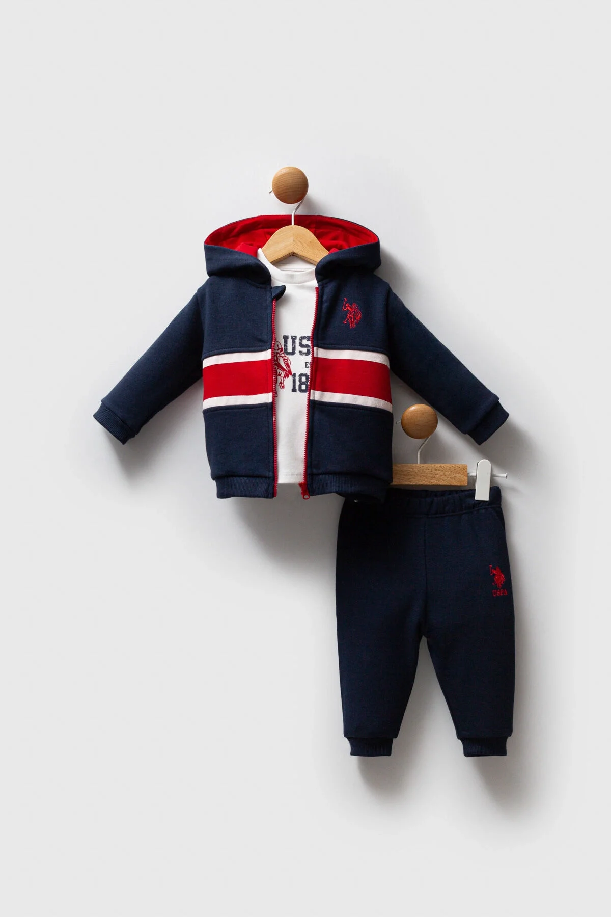 U.S. Polo Assn Erkek Bebek Lacivert Takım