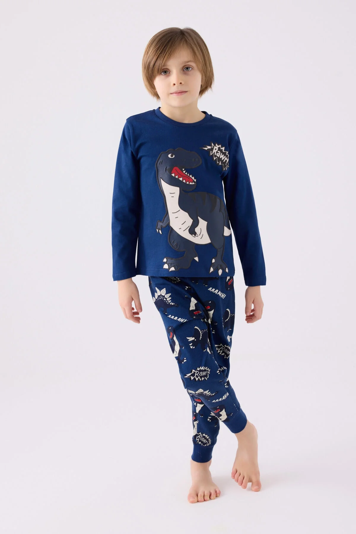 Rolypoly Erkek Çocuk Lacivert Pijama Takımı