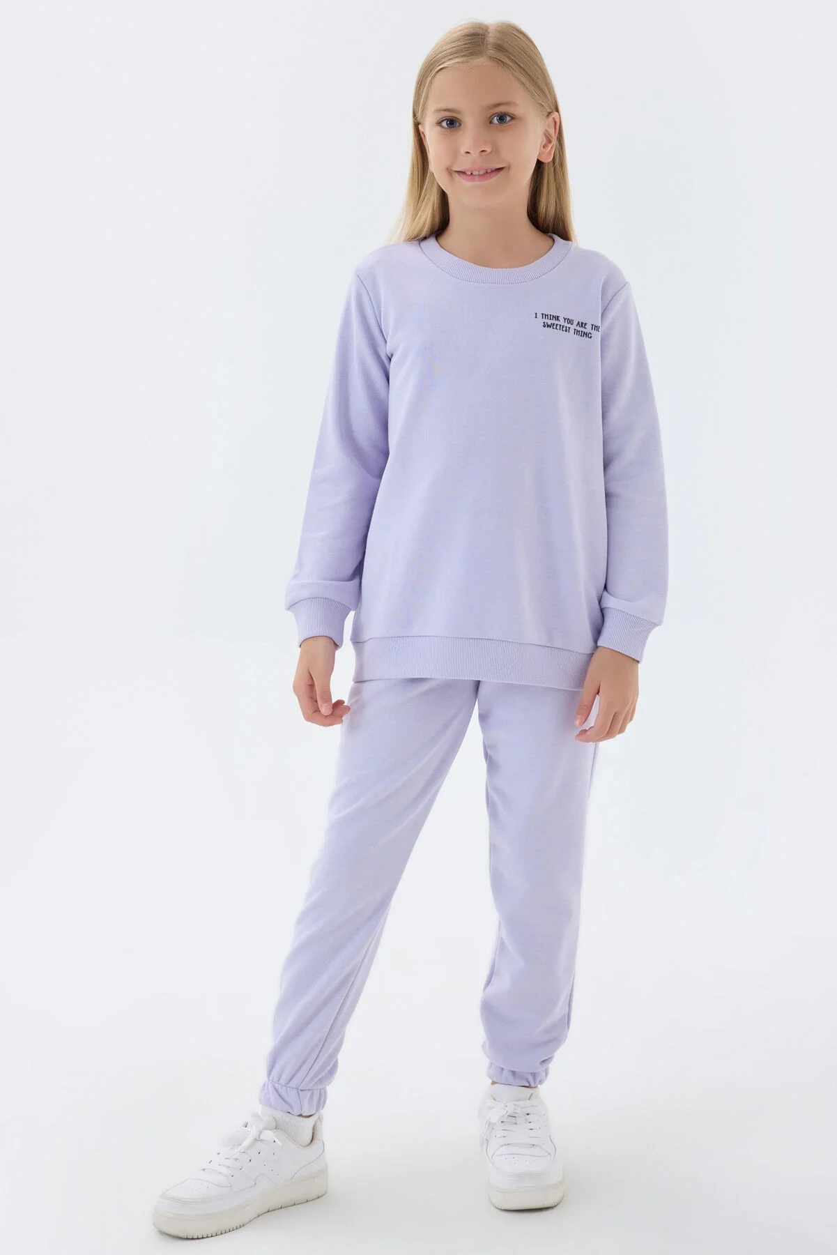 Rolypoly Kız Çocuk Mor Eşofman Takımı