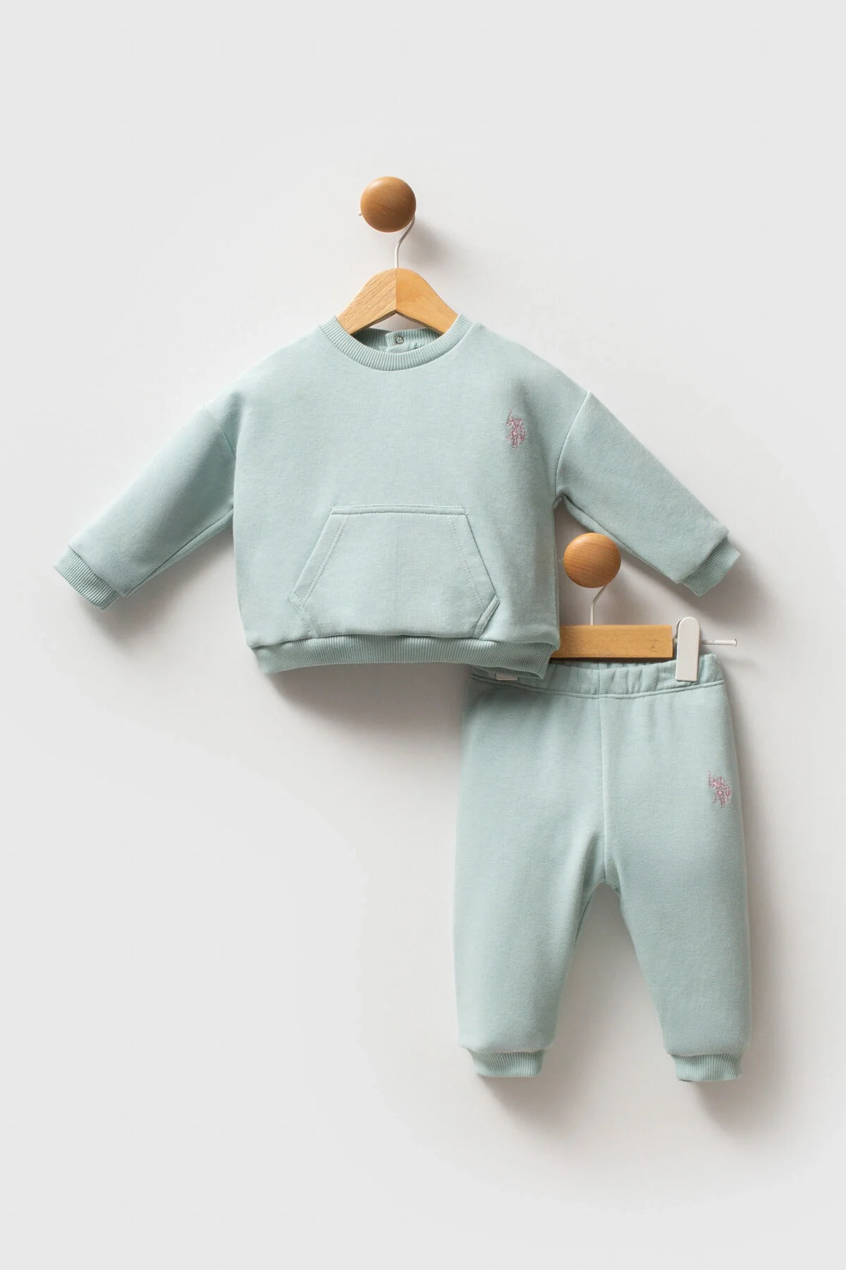 U.S. Polo Assn Kız Bebek Yeşil Takım