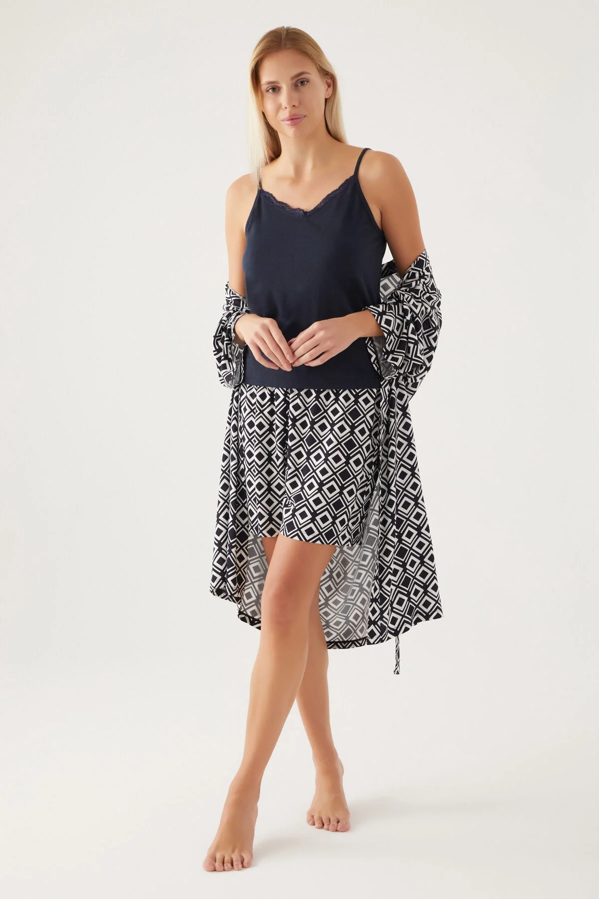 Pierre Cardin Kadın Siyah Pijama Takımı